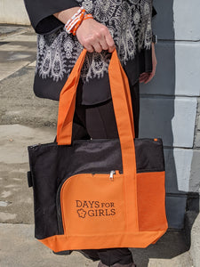 Bag DfG Black & Orange Tote
