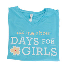 Shirt- Ask me About DFG- Aqua