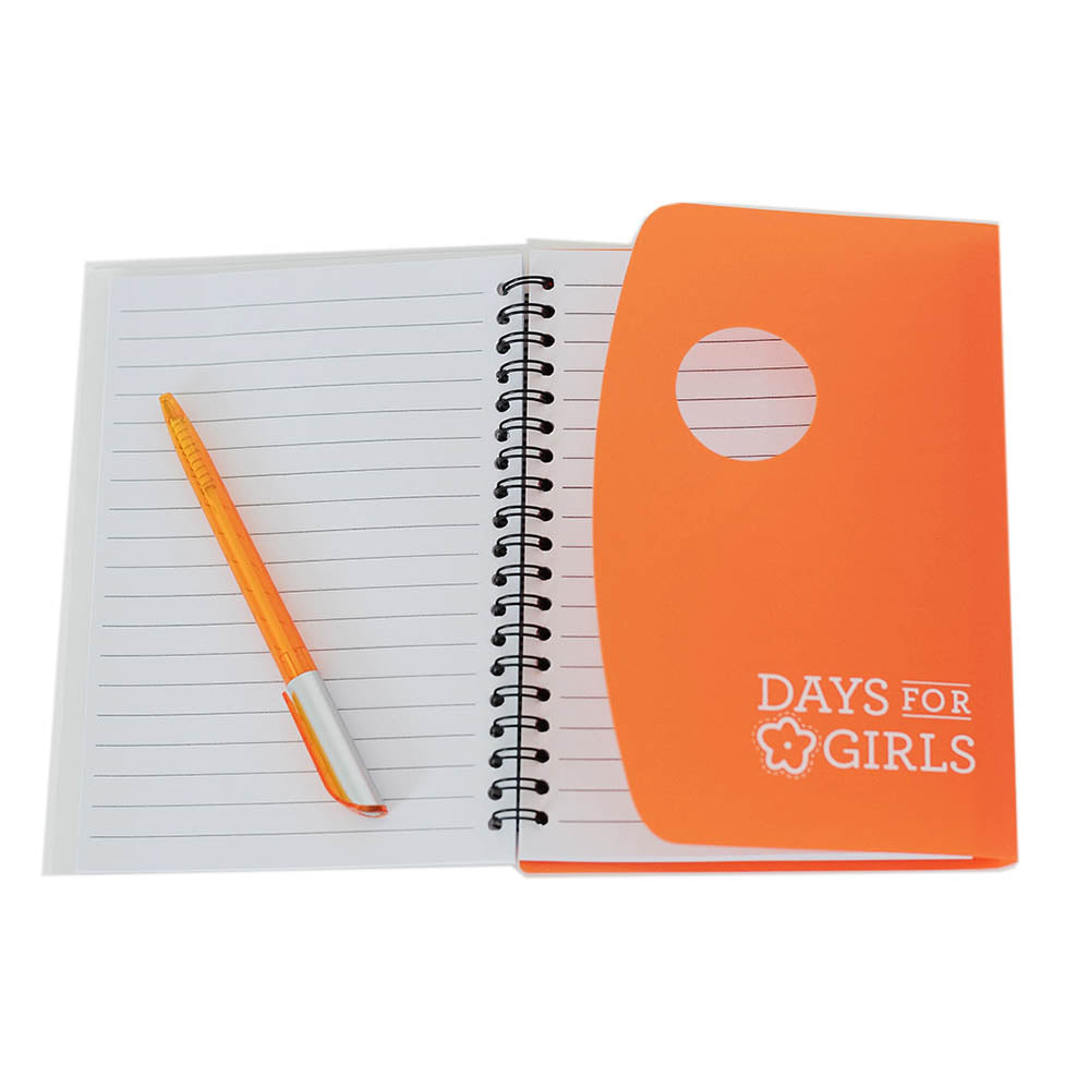 Notebook- Orange with Pen